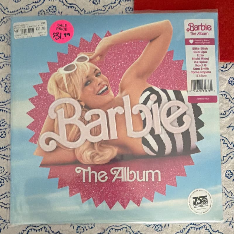 Barbie The Album Hot Pink Colored Vinyl LP 12" Soundtrack SEALED