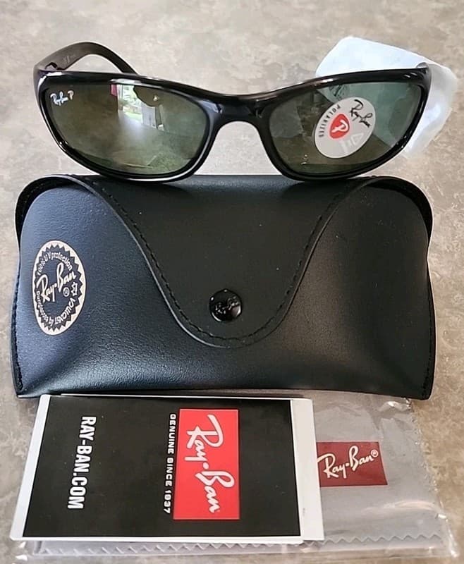 🔥 RAY-BAN Polar Small PREDATOR Active Lifestyle Sunglasses RB4115 601/9A Wrap