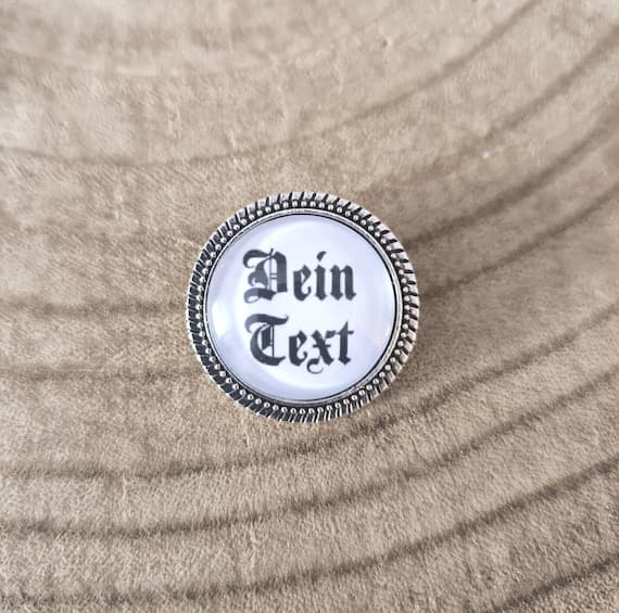 Personalisierter Trachten-Anstecker, Brosche Metall, Anstecker Tracht, Hut, Dirndlschmuck, Anstecker Pin Vereine, Oktoberfest, Unikate