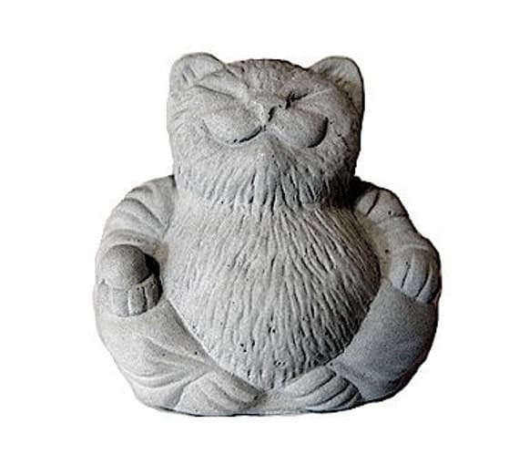 ONE Zen Mini Lucky Cat Buddha Bonsai Terrarium Sculpture