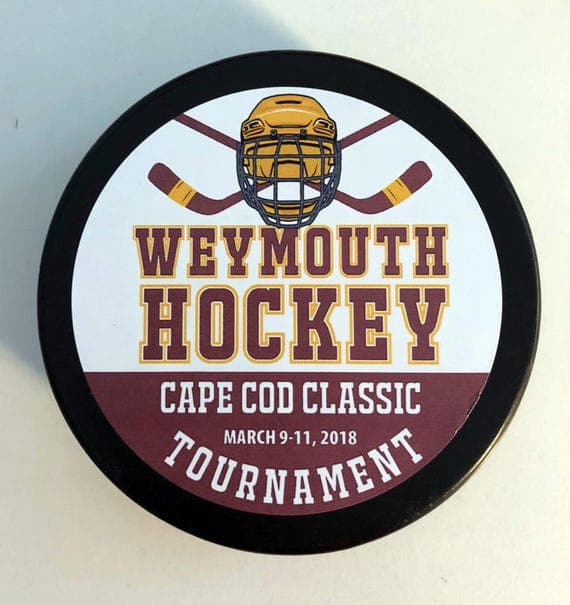 Hockey Puck Stickers • Stickers Only • PRINTED